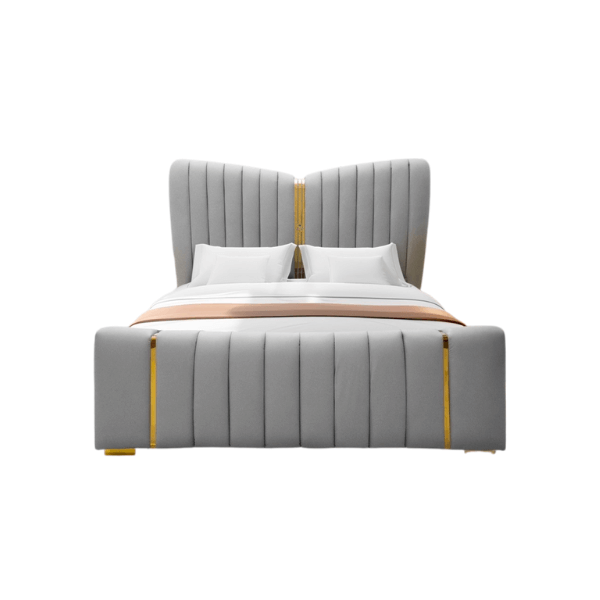 ฐานรองหัวเตียง 6 ฟุต WISDOM DESIGN FURNITURE รุ่น BROOKLYN สีเทา